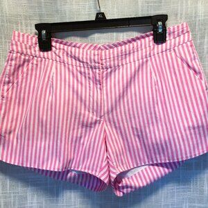 Crosby by Mollie Burch Pink/White stripe shorts Size 6
